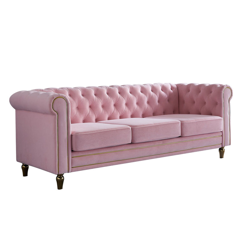 Chesterfield - Sofa 84.65" For Living Room