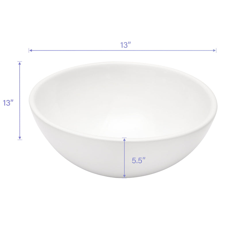 Modern Ceramic Circular Vessel Bathroom Sink