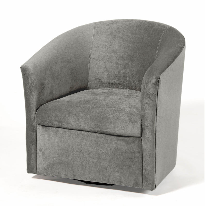 Eden - Swivel Chair With Upholstery And Hardwood Frame
