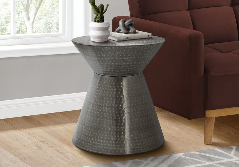 Drum Accent Side Table, Contemporary & Modern Elegant Design