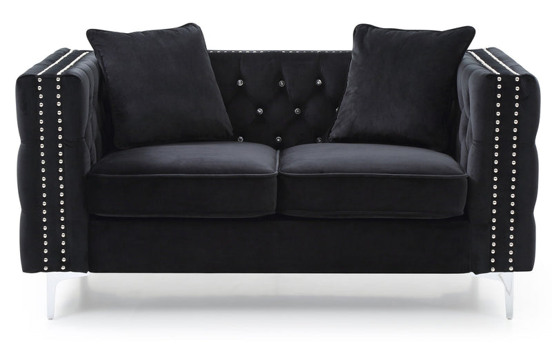 Elegant Track Arm Loveseat