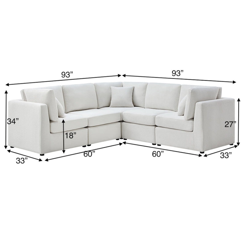 Chauncy - 5 Piece Sectional