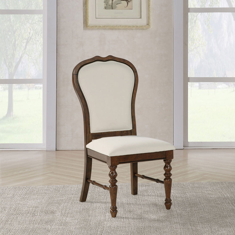 Claire - Upholstered Dining Side Chair (Set of 2) - Ivory