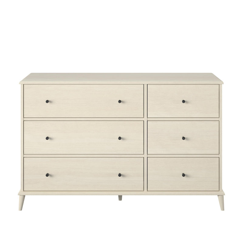 Farnsworth - 6 Drawer Dresser - Ivory