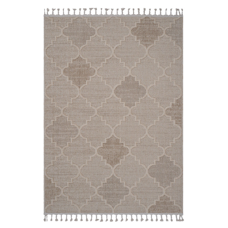 Guros - 6' X 9' Trellis Indoor / Outdoor Area Rug - Cream
