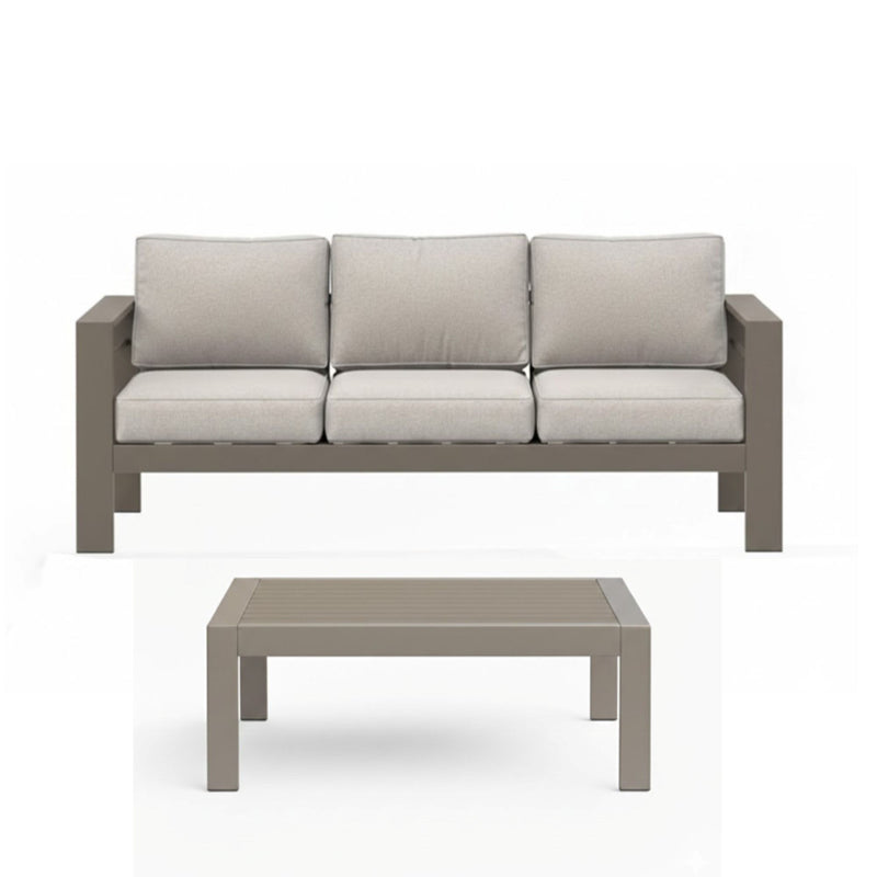 Outdoor Patio Set, All-Weather With Thick Cushions