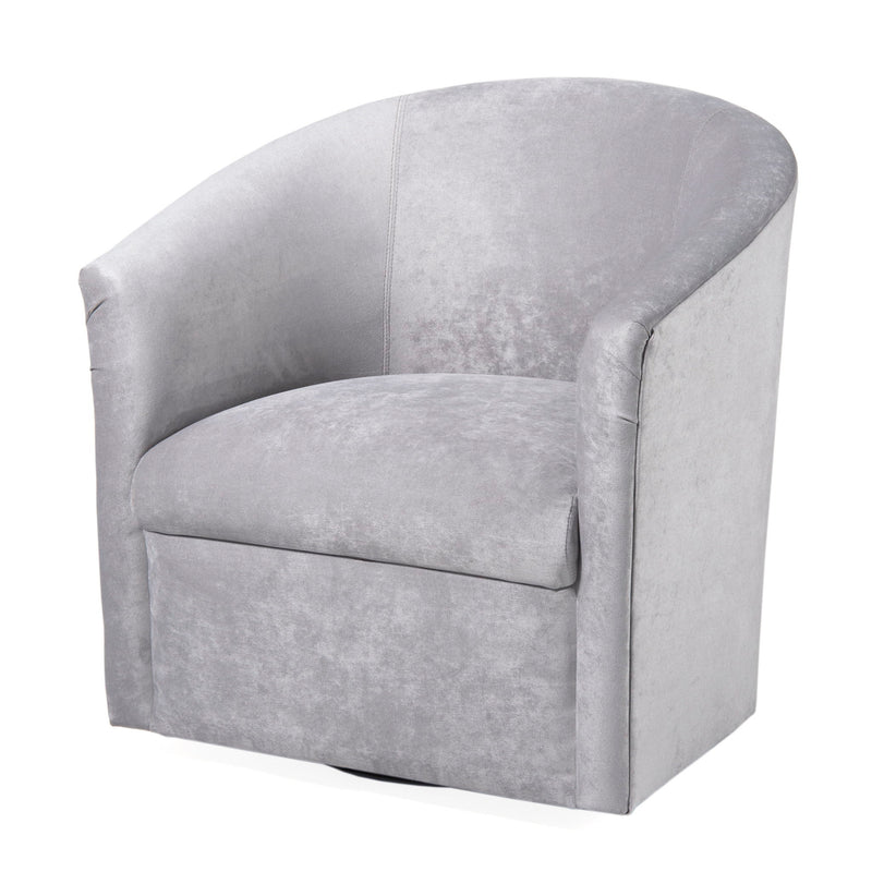 Eden - Swivel Chair With Upholstery And Hardwood Frame