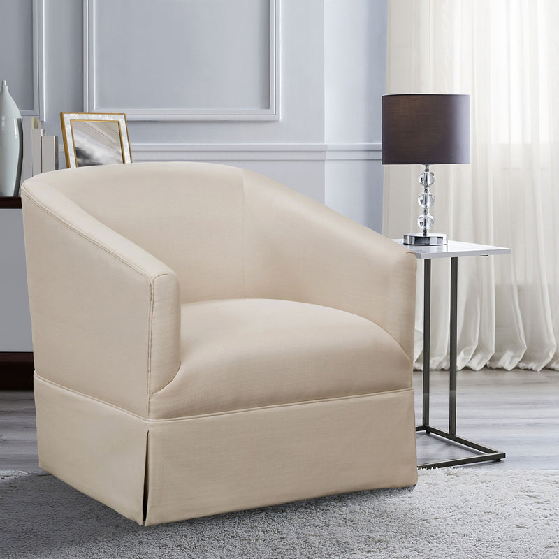 Earl - Skirted Swivel Chair
