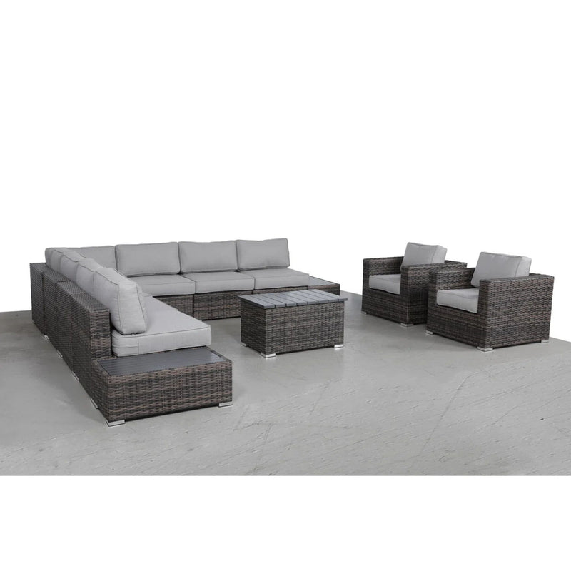 Stylish Entertainment Sectional Set, Outdoor Living