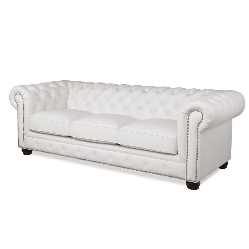 Traditional Tufted Chesterfield Nailhead Sofa