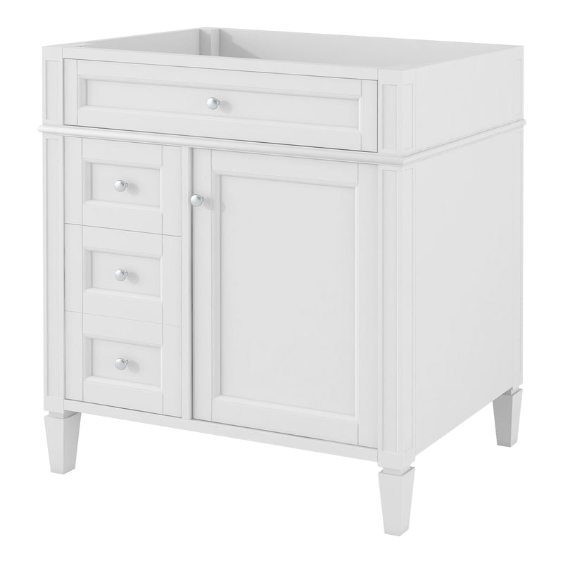 Bathroom Vanity With 2 Drawers And Tip-Out Drawer, Storage Cabinet