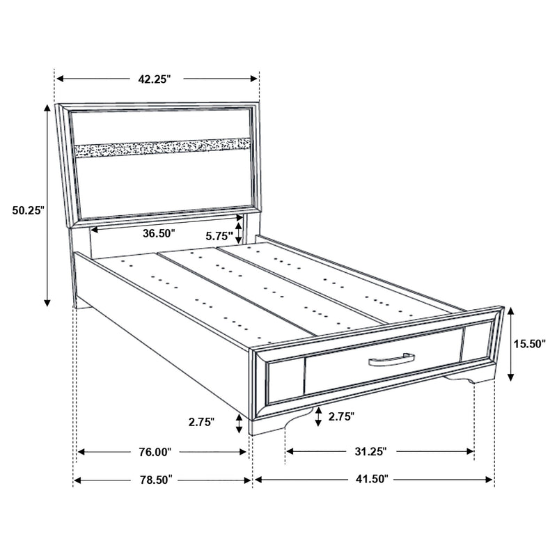 Urbana - Storage Panel Bed