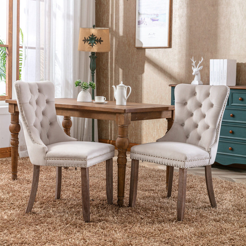Nikki - High-End Tufted Dining Chair (Set of 2)