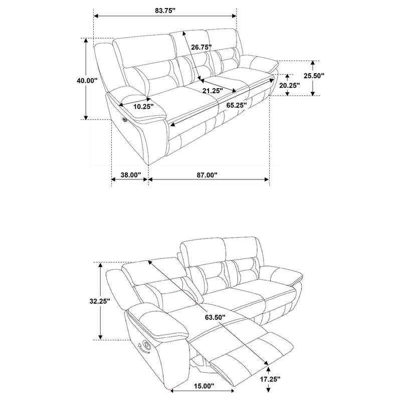 Brazelton - 2 Piece Pillow Top Arm Motion Living Room Set