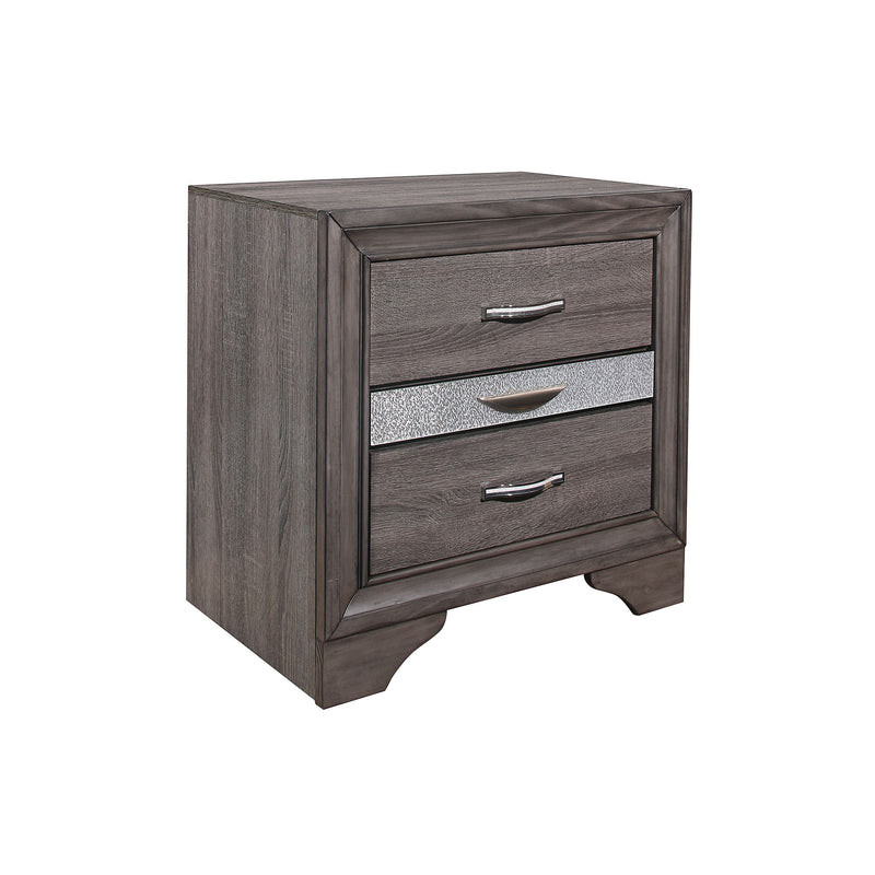 Ryder - Sparkle Nightstand - Gray