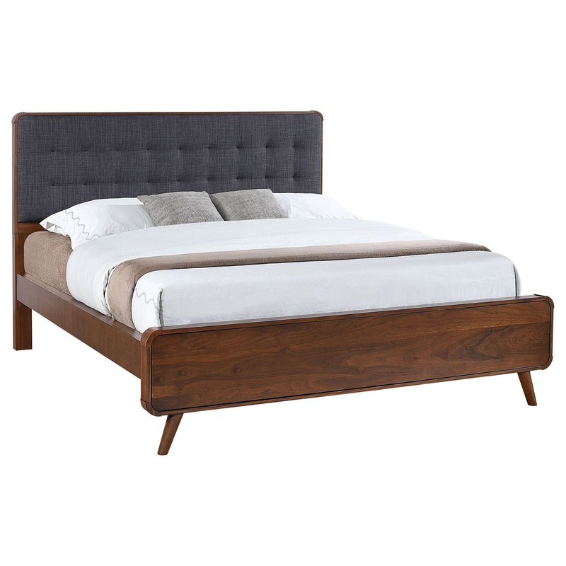 Carson Carrington - Platform Bed With Tufted Upholstery