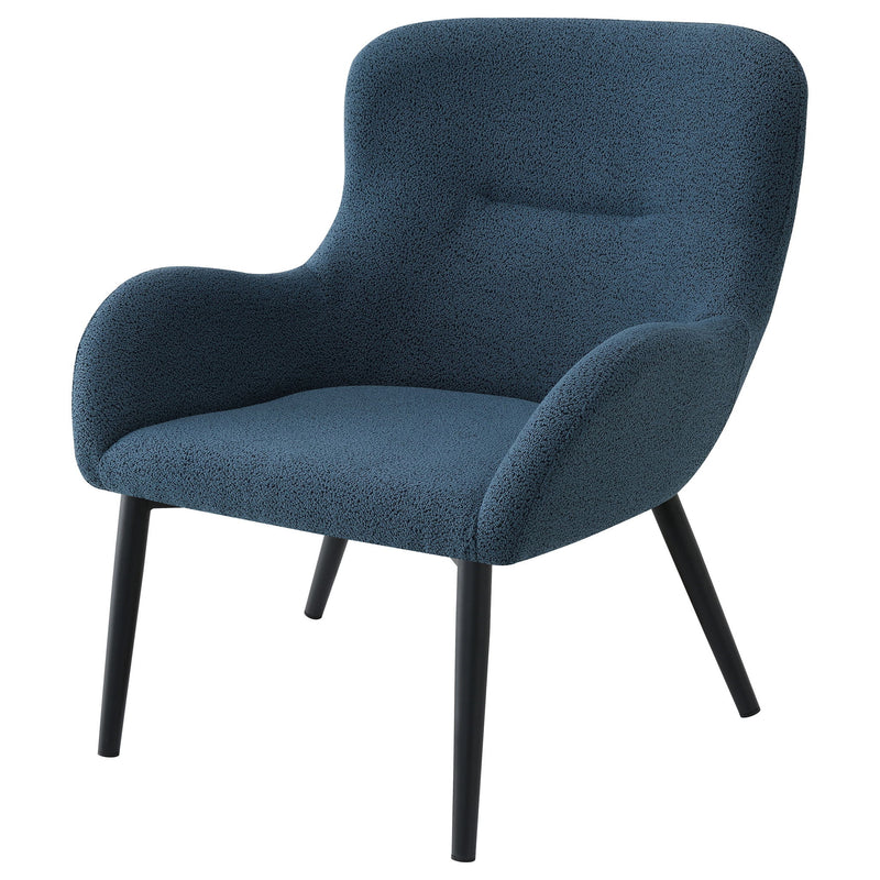 Luna - Upholstered Arm Accent Chair - Blue