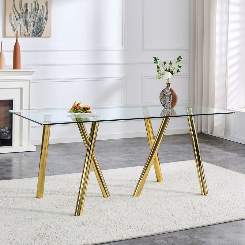 Dining Table With Transparent Surface