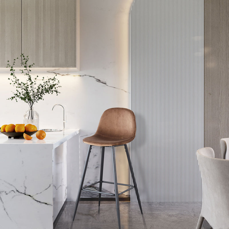 Barstool With Back (Set of 2)