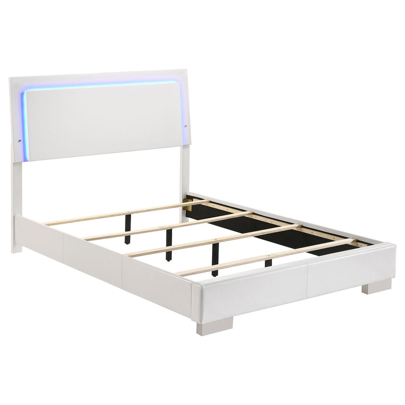 Felicity - LED Panel Bed With Built In Lighting
