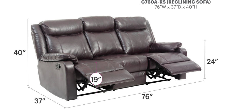 Contemporary Three Seater Sofa