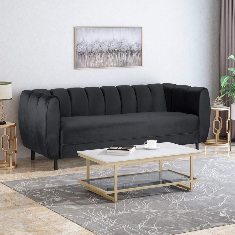 Miranda - Modern Glam 3 Seater Sofa