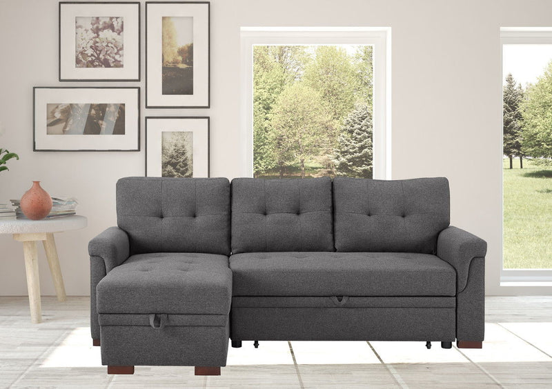 Hunter - Reversible Sleeper Sectional Sofa With Storage Chaise