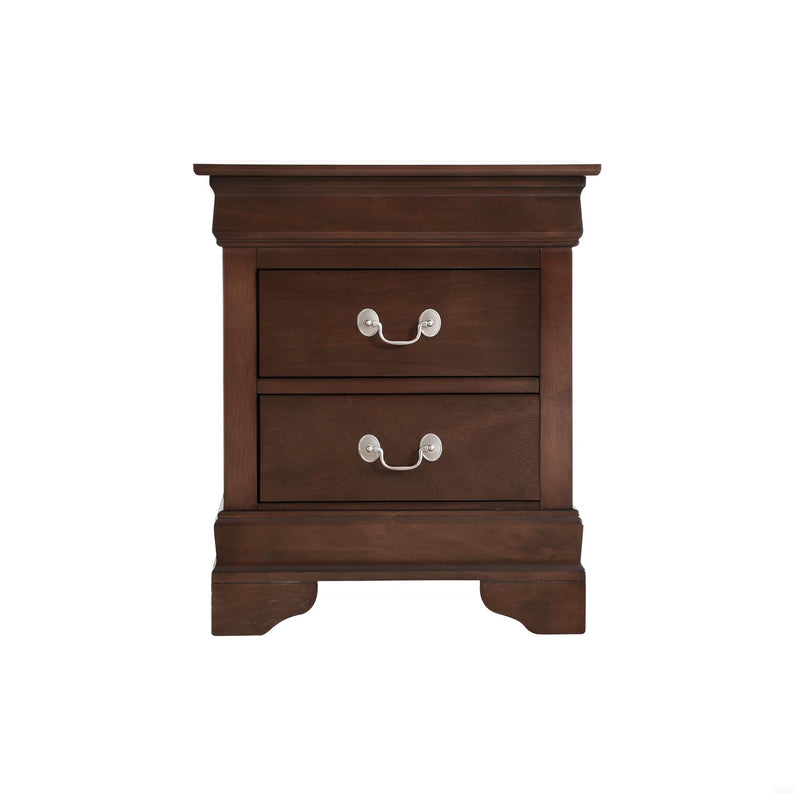 Louis Phillipe - Storage Nightstand - Cappuccino