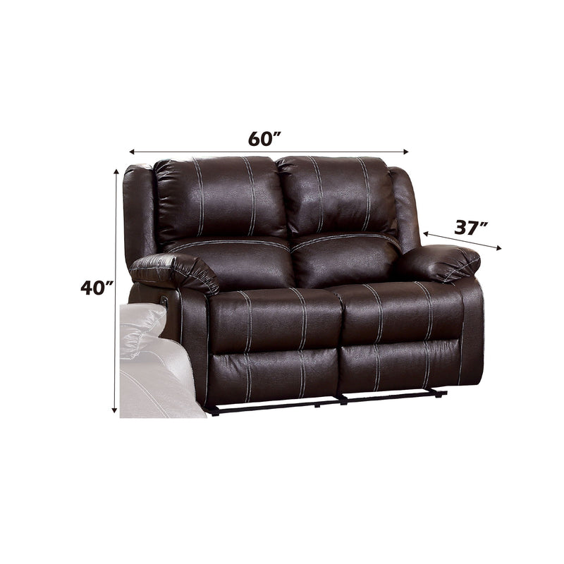 Zuriel - Synthetic 3 Piece Living Room Recliner Set