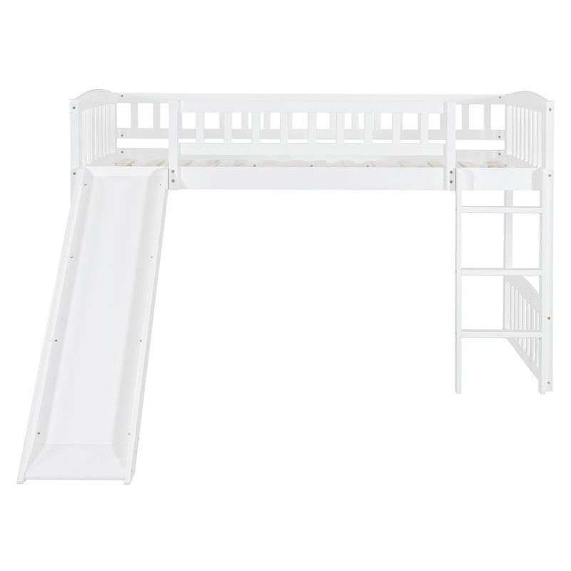 Loft Bed With Slide And Ladder