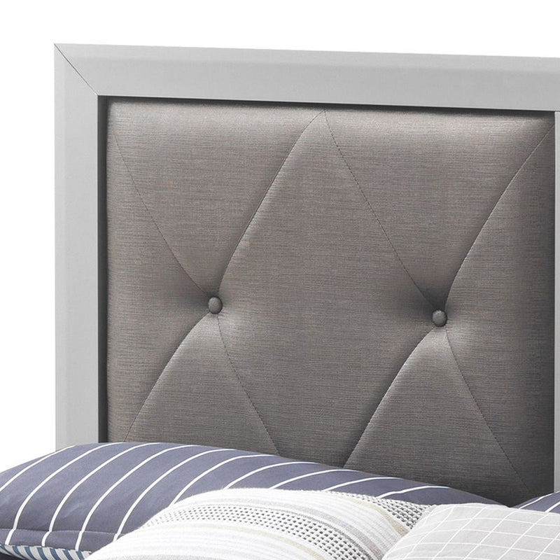 Padded Headboard Bed