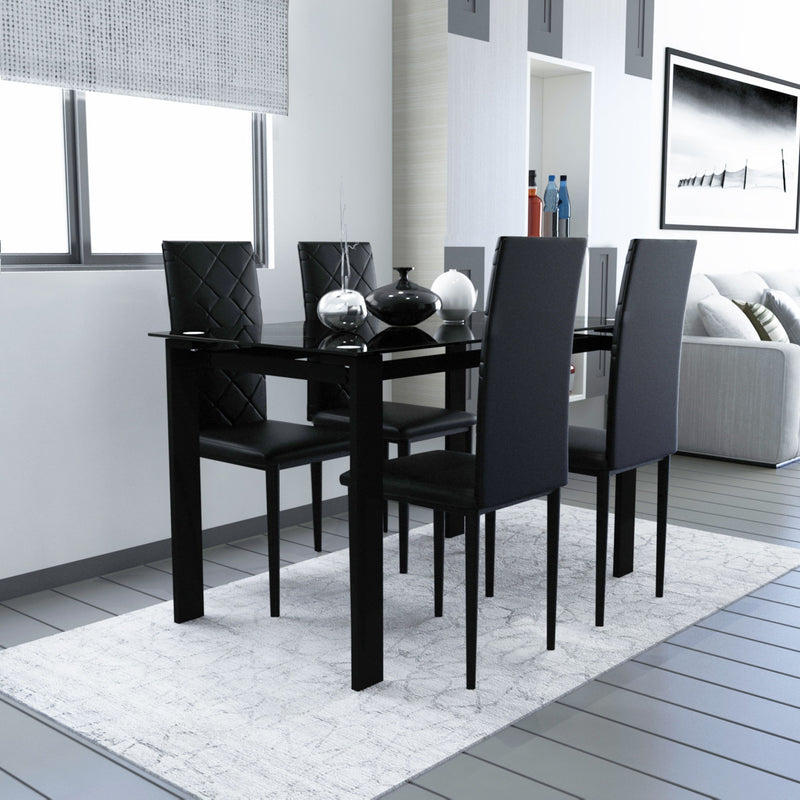 Modern Dining Chair With Diamond Design