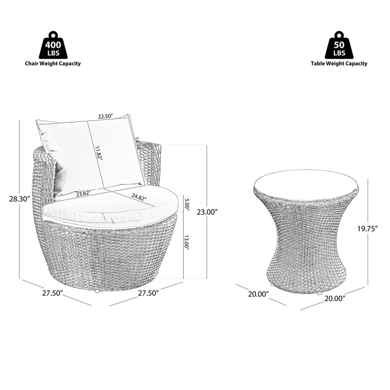 Kono - Chat Set Outdoor Furniture