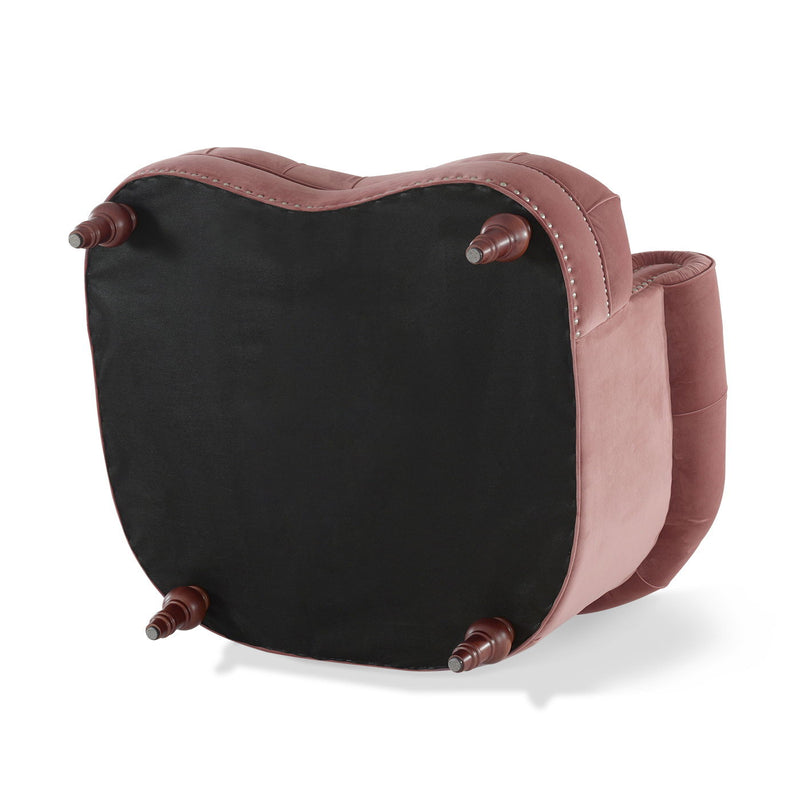 La Rosa - Victorian Tufted Upholstered Accent Chair