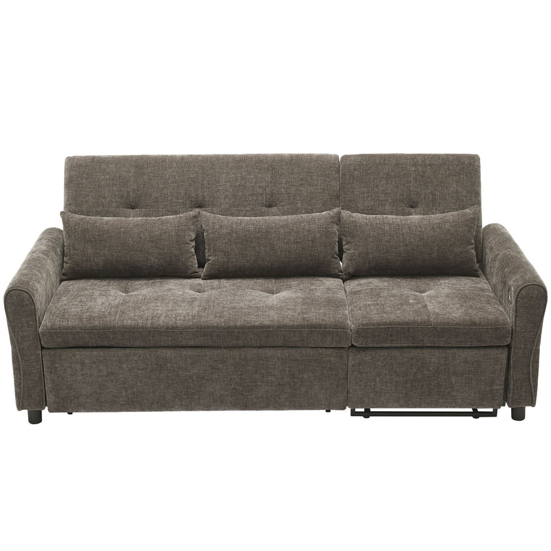3 Seater Sofa Bed And Reversible Recliner