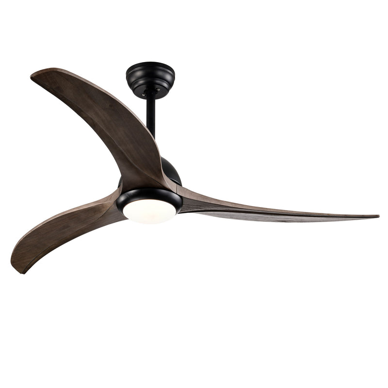 Indoor Outdoor Ceiling Fan With Light With Remote Control, Noiseless Reversible Motor, 6 Speed, 3 Color