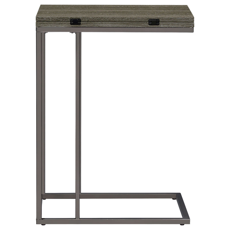 Mortimer - Snack Table With Expandable Top - Gray