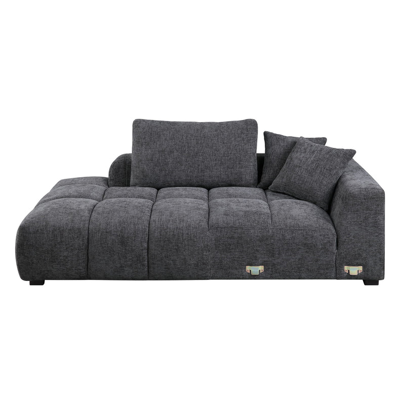 Chosen - Sectional Sofa With Toss Pillows And Chaise