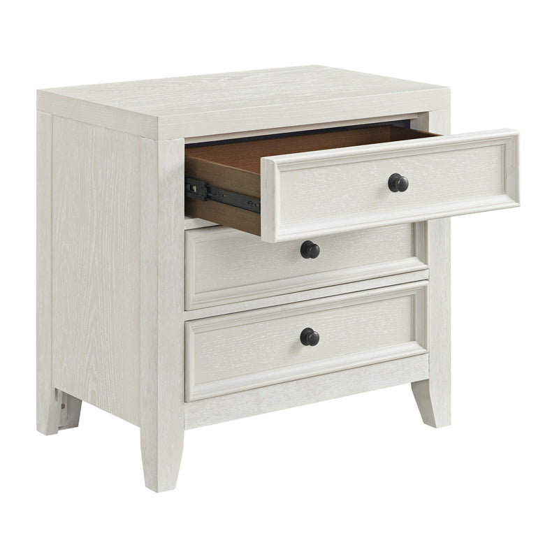 3 Drawer Nightstand With USB Charging Port