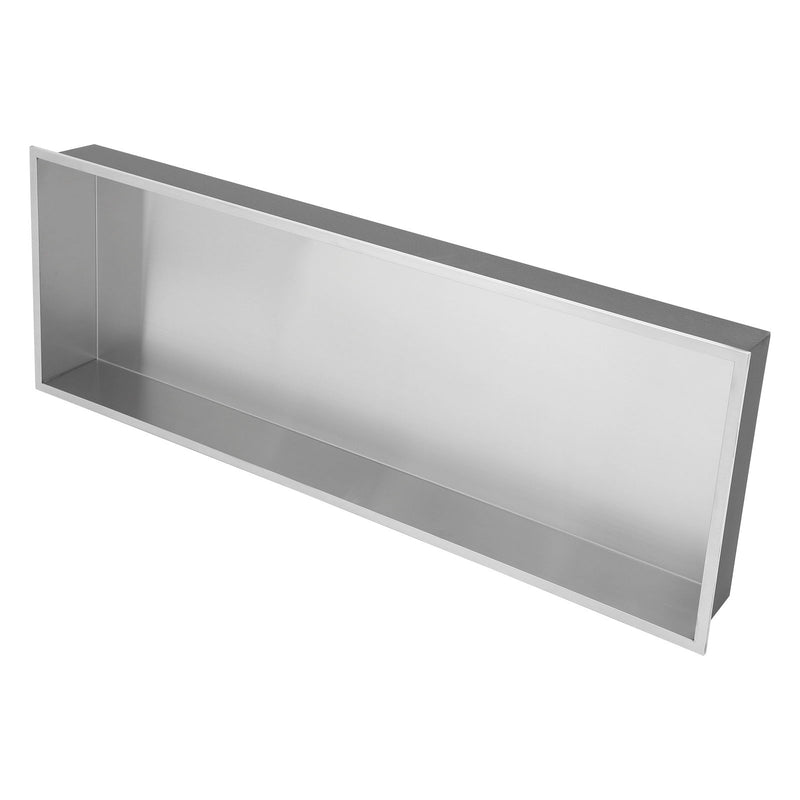 Stainless Steel Shower Niche With Seamless Design For Bathroom Storage