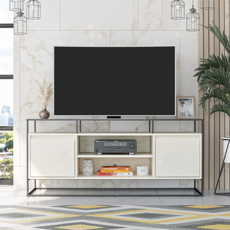 Camley - Media Console TV Stand - White