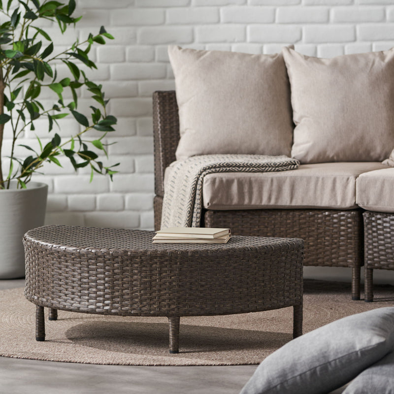 Pt Limon - Outdoor Coffee Table Half Round Design