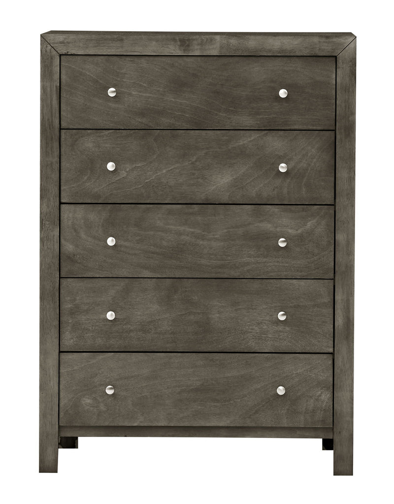 Transitional Elegant Storage Chest - Gray