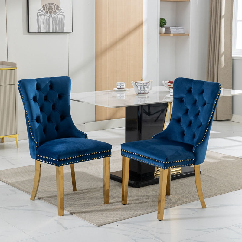 Nikki - Modern, High-End Tufted Dining Chair (Set of 2)