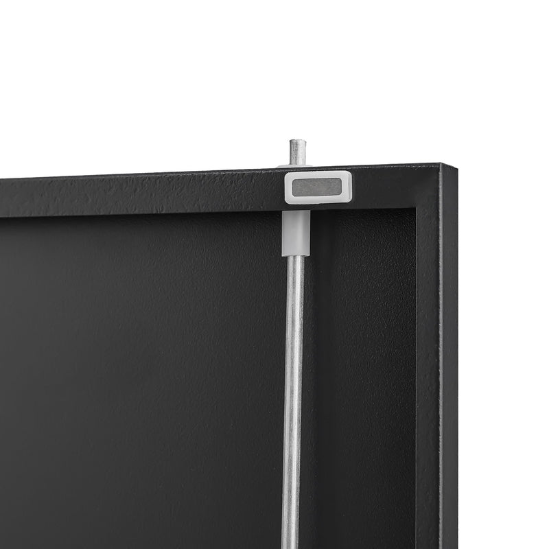 Metal Storage Cabinet With Locking Doors And Adjustable Shelf, Folding Filing Storage Cabinet, Folding Storage Locker Cabinet For Home Office, School, Garage