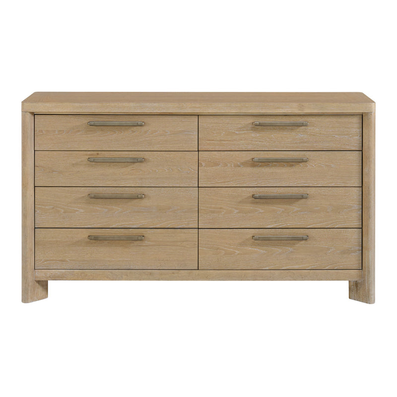 8 Drawer Dresser - Tan - Wood