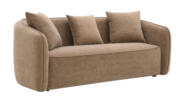Keith - Sofa With 3 Matching Color Toss Pillows