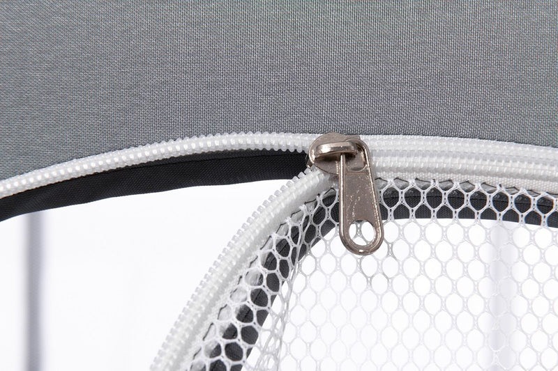 Fabric Baby Playpen, Baby Fence Play Area With Anti Slip Base - Gray