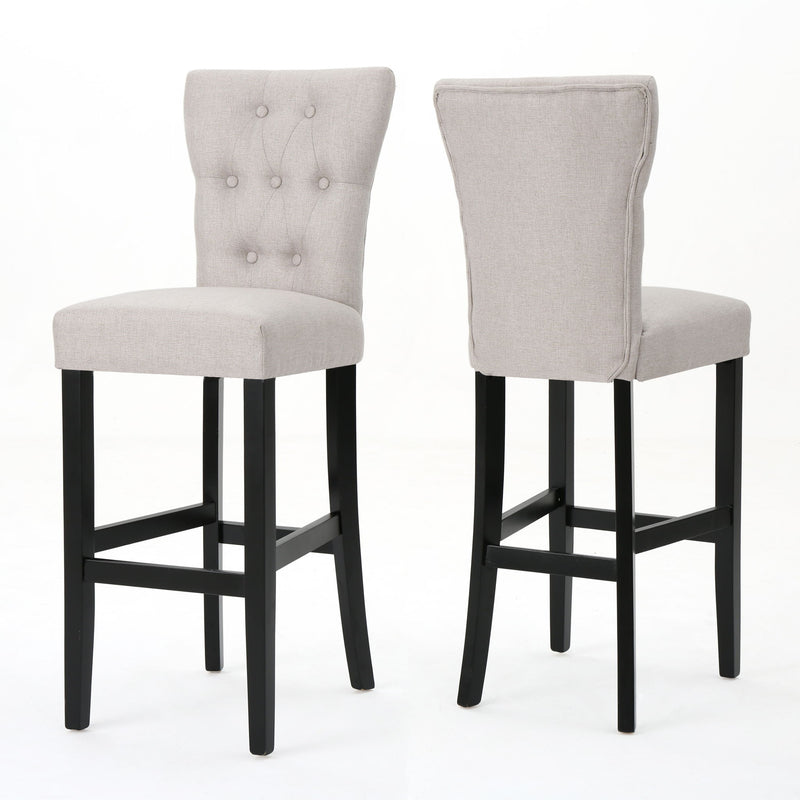 Elegant Barstool Set With Cushioning