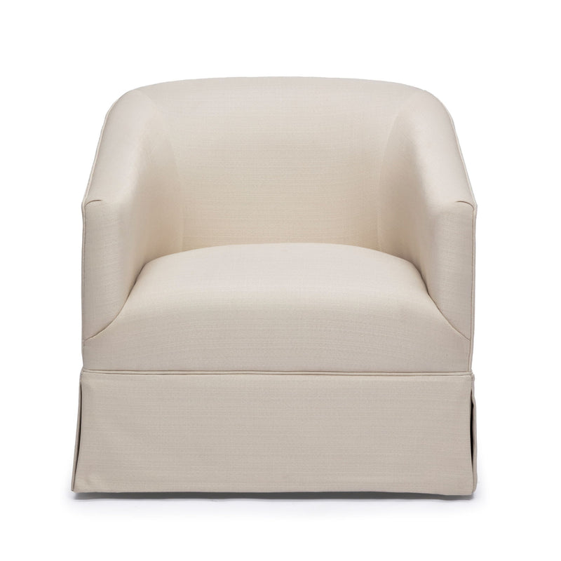 Earl - Skirted Swivel Chair